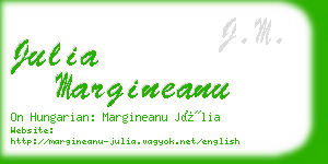 julia margineanu business card